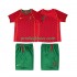 Portugalsko Dresy Fotbal Retro Dětský Domácí 2004 Krátký rukáv