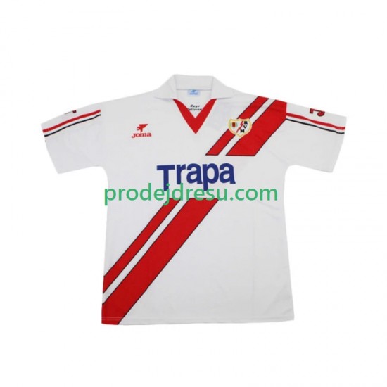 Rayo Vallecano Dresy Fotbal 1997 Retro Muž Domácí 1998 Krátký rukáv