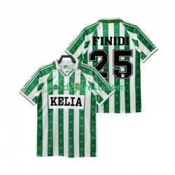 Real Betis Dresy Fotbal FINIDI 25 1995 1996 Retro Muž Domácí Krátký rukáv