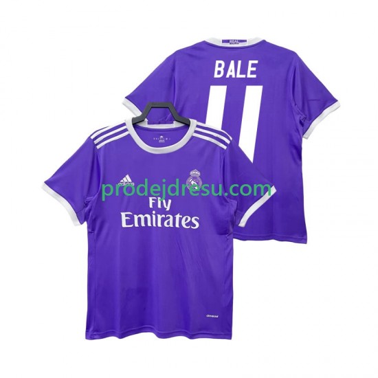 Real Madrid Dresy Fotbal BALE 11 2016 2017 Retro Muž Venkovní Krátký rukáv