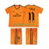 Real Madrid Dresy Fotbal BALE 11 2013 2014 Retro Dětský Alternativní Krátký rukáv