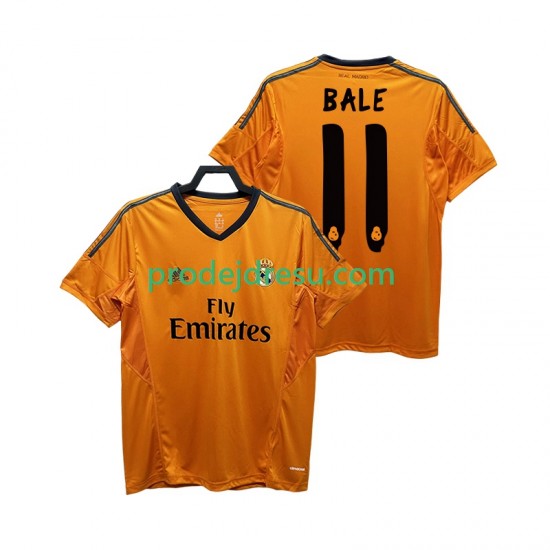 Real Madrid Dresy Fotbal BALE 11 2013 2014 Retro Muž Alternativní Krátký rukáv