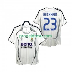Real Madrid Dresy Fotbal BECKHAM 23 2007 Retro Muž Domácí 2006 Krátký rukáv