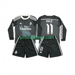 Real Madrid Dresy Fotbal Bale 11 2014 2015 Retro Dětský Alternativní Dlouhý rukáv