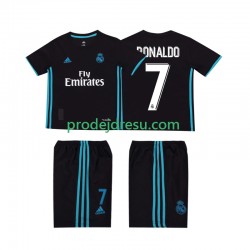 Real Madrid Dresy Fotbal Cristiano Ronaldo 7 2017 2018 Retro Dětský Venkovní Krátký rukáv