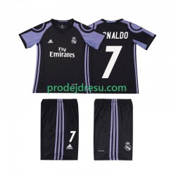 Real Madrid Dresy Fotbal Cristiano Ronaldo 7 2016 2017 Retro Dětský Alternativní Krátký rukáv