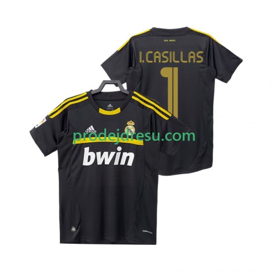Real Madrid Dresy Fotbal I.CASILLAS 1 2012 Brankářské Retro Muž Venkovní 2011 Krátký rukáv