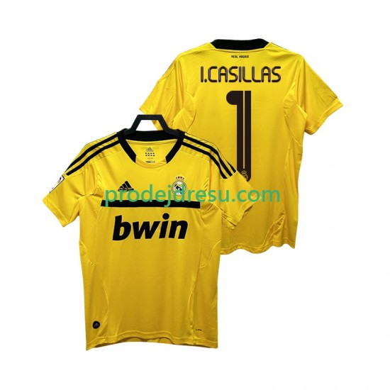 Real Madrid Dresy Fotbal I.CASILLAS 1 2012 Brankářské Retro Muž Domácí 2011 Krátký rukáv