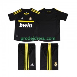 Real Madrid Dresy Fotbal -2012 Brankářské Retro Dětský Domácí 2011 Krátký rukáv