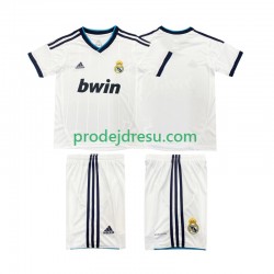 Real Madrid Dresy Fotbal 2012 2013 Retro Dětský Domácí Krátký rukáv