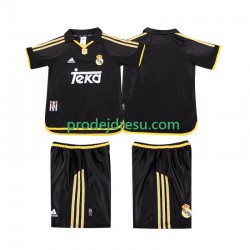 Real Madrid Dresy Fotbal 2001 Retro Dětský Venkovní 1999 Krátký rukáv