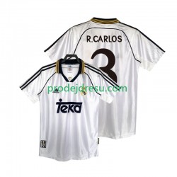Real Madrid Dresy Fotbal R.CARLOS 3 2000 Retro Muž Domácí 1998 Krátký rukáv