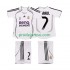 Real Madrid Dresy Fotbal RAUL 7 2007 Retro Dětský Domácí 2006 Krátký rukáv