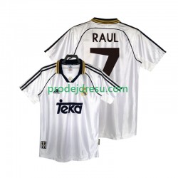 Real Madrid Dresy Fotbal RAUL 7 2000 Retro Muž Domácí 1998 Krátký rukáv
