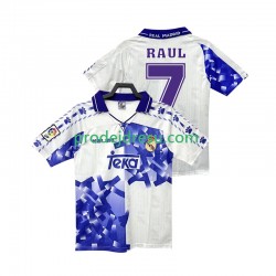 Real Madrid Dresy Fotbal RAUL 7 1996 1997 Retro Muž Alternativní Krátký rukáv