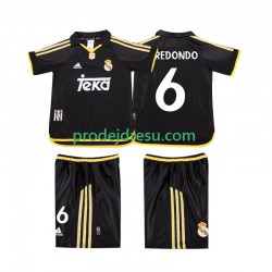 Real Madrid Dresy Fotbal REDONDO 6 2001 Retro Dětský Venkovní 1999 Krátký rukáv