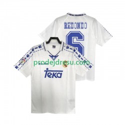 Real Madrid Dresy Fotbal REDONDO 6 1996 1997 Retro Muž Domácí Krátký rukáv