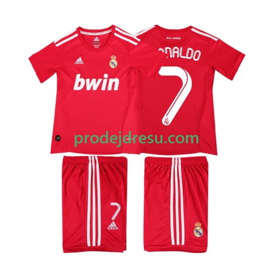 Real Madrid Dresy Fotbal RONALDO 7 2012 Retro Dětský Alternativní 2011 Krátký rukáv