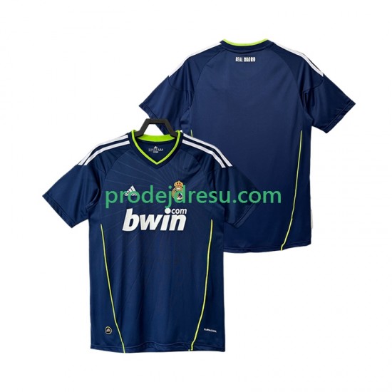Real Madrid Dresy Fotbal Retro Muž Venkovní 2011 2010 Krátký rukáv