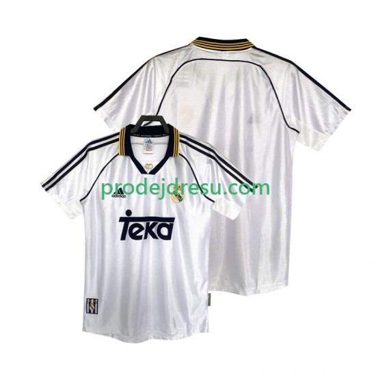 Real Madrid Dresy Fotbal 2000 Retro Muž Domácí 1998 Krátký rukáv