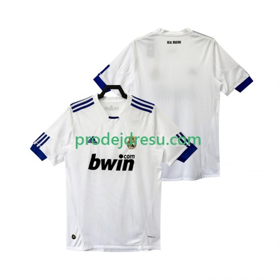 Real Madrid Dresy Fotbal Retro Muž Domácí 2011 2010 Krátký rukáv