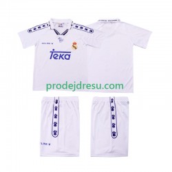 Real Madrid Dresy Fotbal 1996 Retro Dětský Domácí 1994 Krátký rukáv