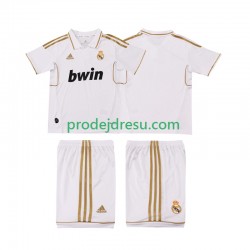 Real Madrid Dresy Fotbal 2012 Retro Dětský Domácí 2011 Krátký rukáv