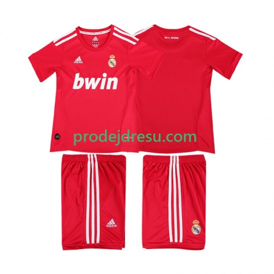 Real Madrid Dresy Fotbal 2012 Retro Dětský Alternativní 2011 Krátký rukáv