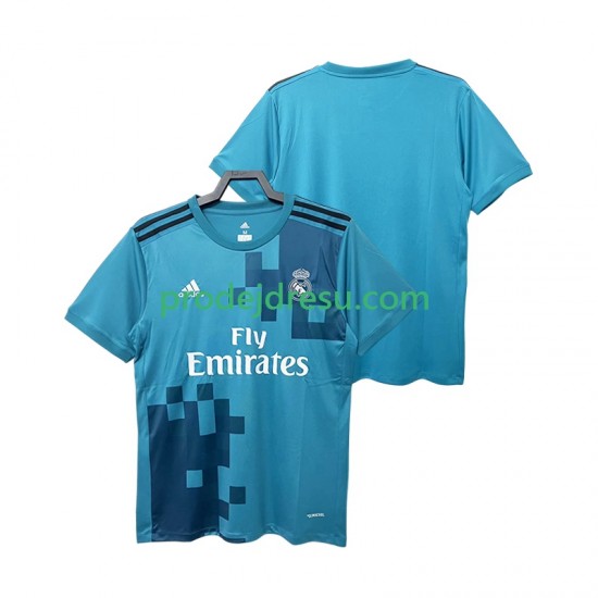 Real Madrid Dresy Fotbal 2017 2018 Retro Muž Alternativní Krátký rukáv