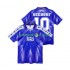 Real Madrid Dresy Fotbal SEEDORF 10 1996 1997 Retro Muž Venkovní Krátký rukáv