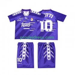 Real Madrid Dresy Fotbal TOTTI 10 1996 Retro Dětský Venkovní 1994 Krátký rukáv