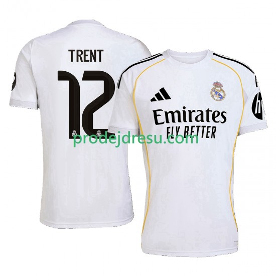 Real Madrid Dresy Fotbal Trent Alexander-Arnold 12 Muž Domácí 2025-2026 Krátký rukáv