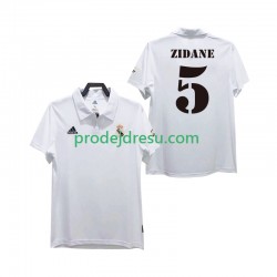 Real Madrid Dresy Fotbal ZIDANE 5 2003 Retro Muž Domácí 2002 Krátký rukáv