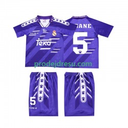 Real Madrid Dresy Fotbal ZIDANE 5 1996 Retro Dětský Venkovní 1994 Krátký rukáv