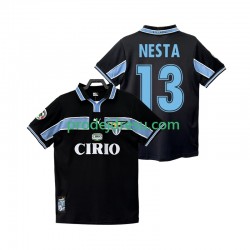 Lazio Řím Dresy Fotbal NESTA 13 Retro Muž Venkovní 1998 1999 Krátký rukáv