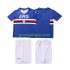 Sampdoria Dresy Fotbal 1990 1991 Retro Dětský Domácí Krátký rukáv