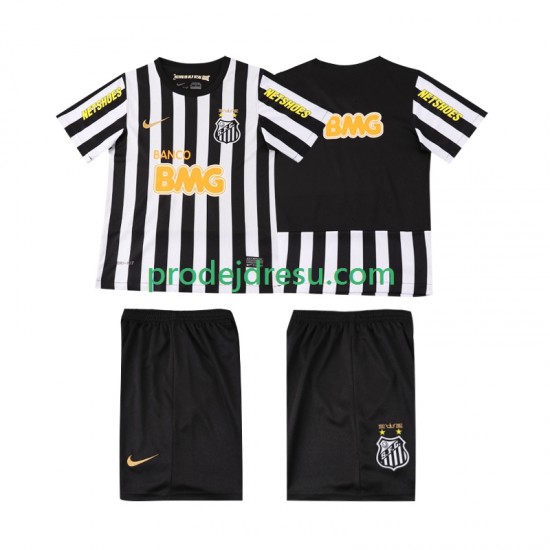 Dresy Fotbal Santos 2013 Retro Dětský Venkovní Krátký rukáv