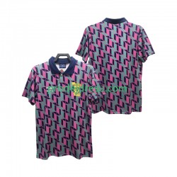 Skotsko Dresy Fotbal 1988 1989 Retro Muž Venkovní Krátký rukáv