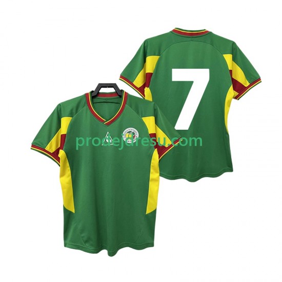 Senegal Dresy Fotbal 7 Retro Muž Venkovní 2002 Krátký rukáv