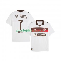 Dresy Fotbal St. Pauli Jackson Irvine 7 Muž Venkovní 2025-2026 Krátký rukáv