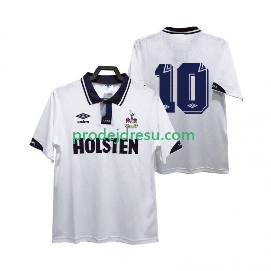 Tottenham Hotspur Dresy Fotbal 10 1991 1993 Retro Muž Domácí Krátký rukáv