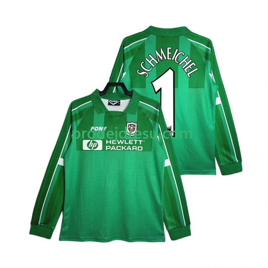 Tottenham Hotspur Dresy Fotbal SCHMEICHEL 1 1997 Brankářské Retro Muž Domácí 1999 Dlouhý rukáv
