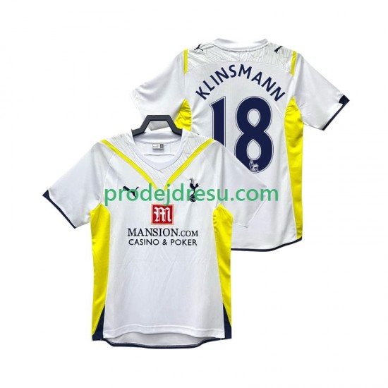 Tottenham Hotspur Dresy Fotbal KLINSMANN 18 2009 Retro Muž Domácí 2010 Krátký rukáv