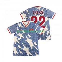 Spojené Státy Americké Dresy Fotbal LALAS 22 Retro Muž Venkovní 1994 Krátký rukáv