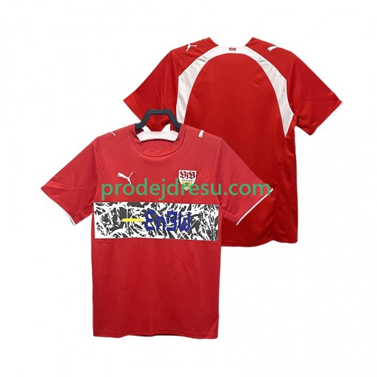 VfB Stuttgart Dresy Fotbal 2007 Retro Muž Venkovní 2006 Krátký rukáv