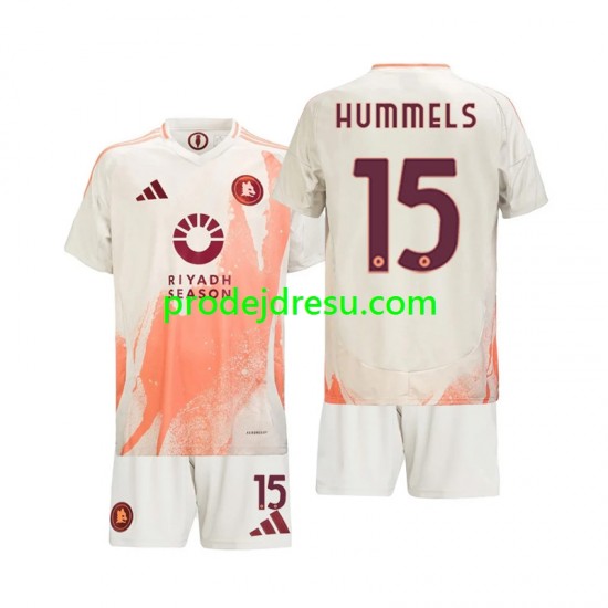 AS Řím Dresy Fotbal Mats Hummels 15 Dětský Venkovní 2024-2025 Krátký rukáv