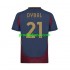AS Řím Dresy Fotbal Paulo Dybala 21 Muž Alternativní 2024-2025 Krátký rukáv