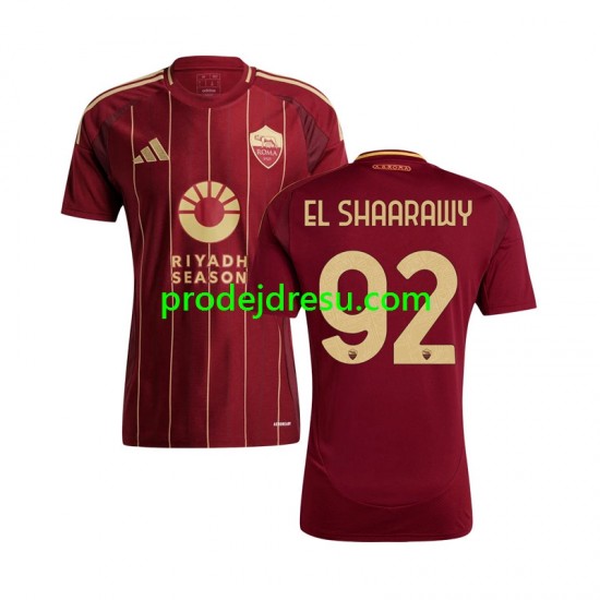 AS Řím Dresy Fotbal Stephan El Shaarawy 92 Muž Domácí 2024-2025 Krátký rukáv