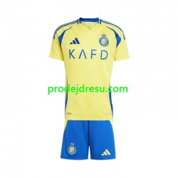 Dresy Fotbal Al Nassr Dětský Domácí 2024-2025 Krátký rukáv
