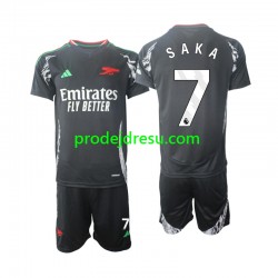 Arsenal Dresy Fotbal Saka 7 Dětský Venkovní 2024-2025 Krátký rukáv